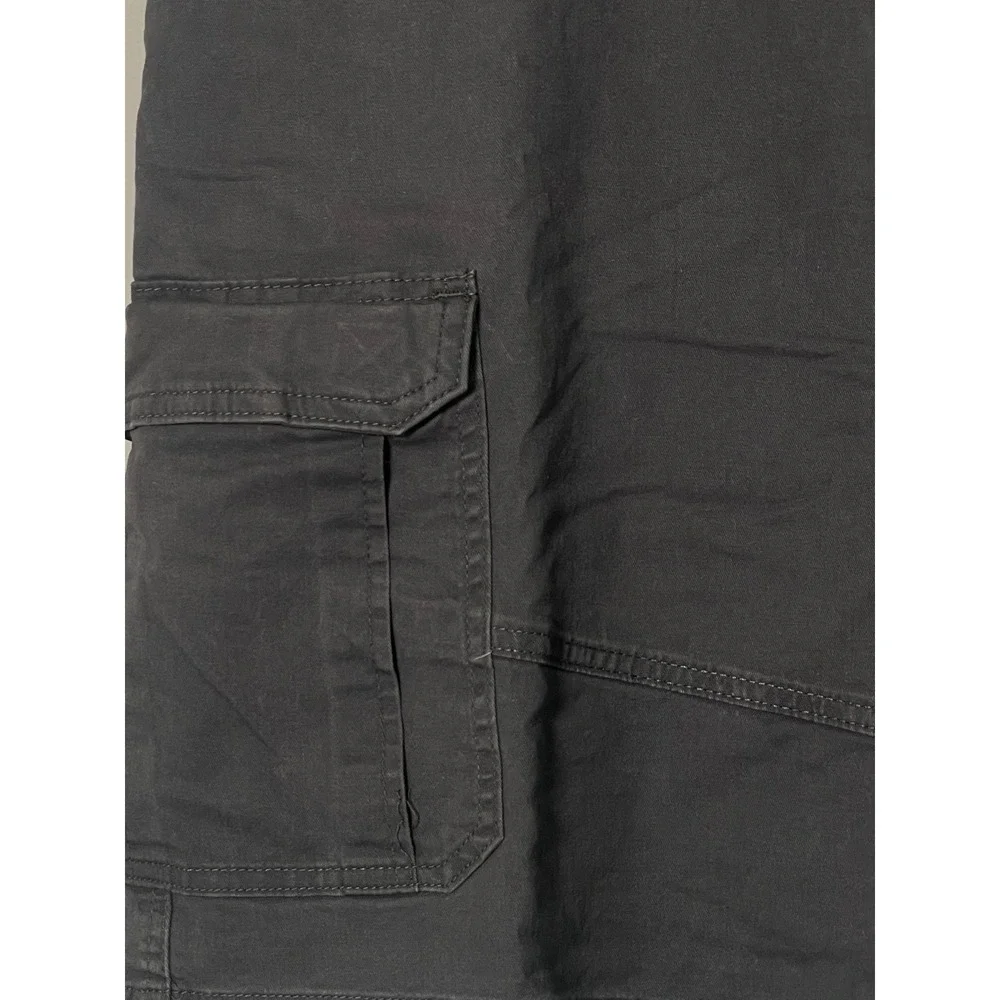 Wrangler Mens Relaxed Fit Cargo Shorts Dark‎ Gray Cotton Twill Size 46